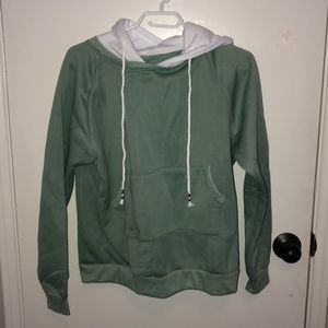 Green/ blue SHEIN hoodie